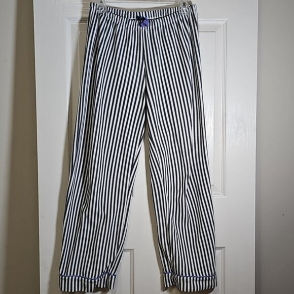 Simply Vera Striped Fleece Pajama Lounge Pants Sleep Pant Size S - Picture 2 of 5